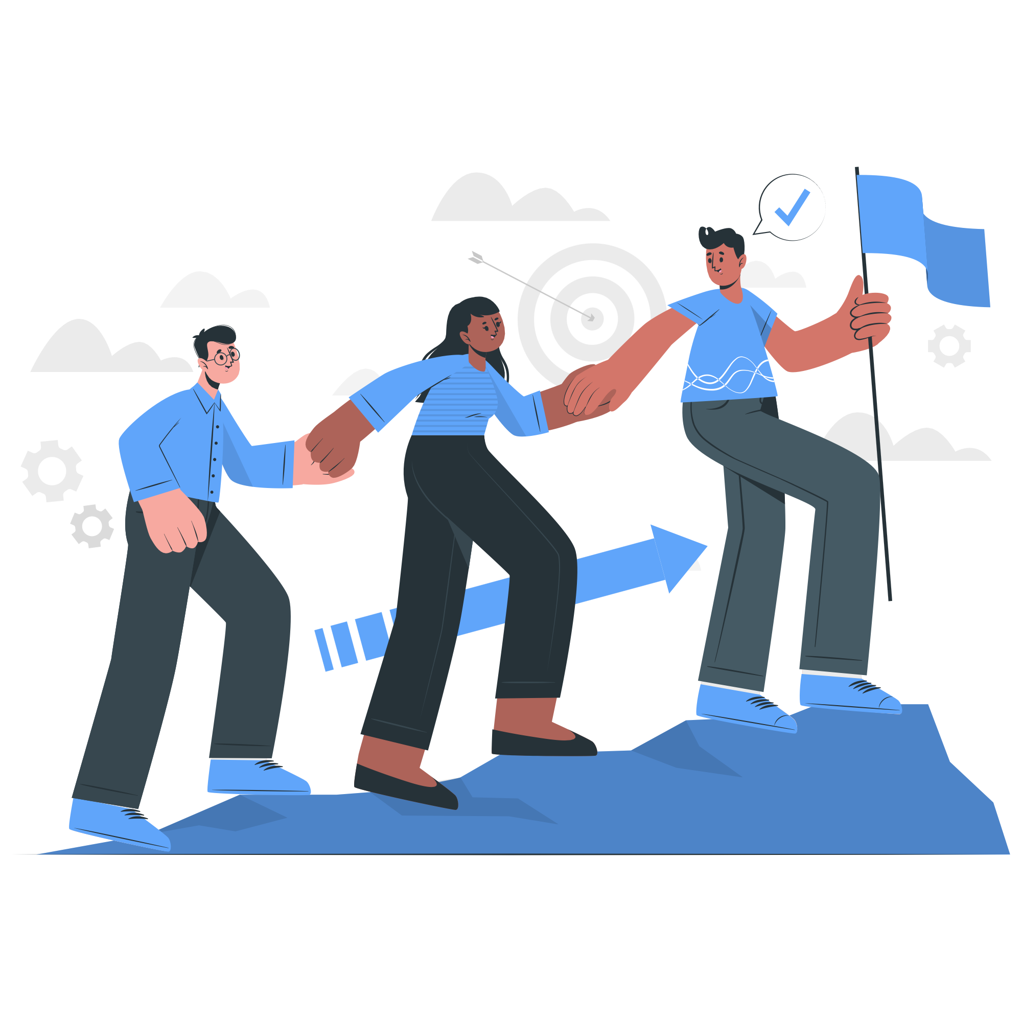 Webtech Mechanics - AI-Powered Solutions Illustration